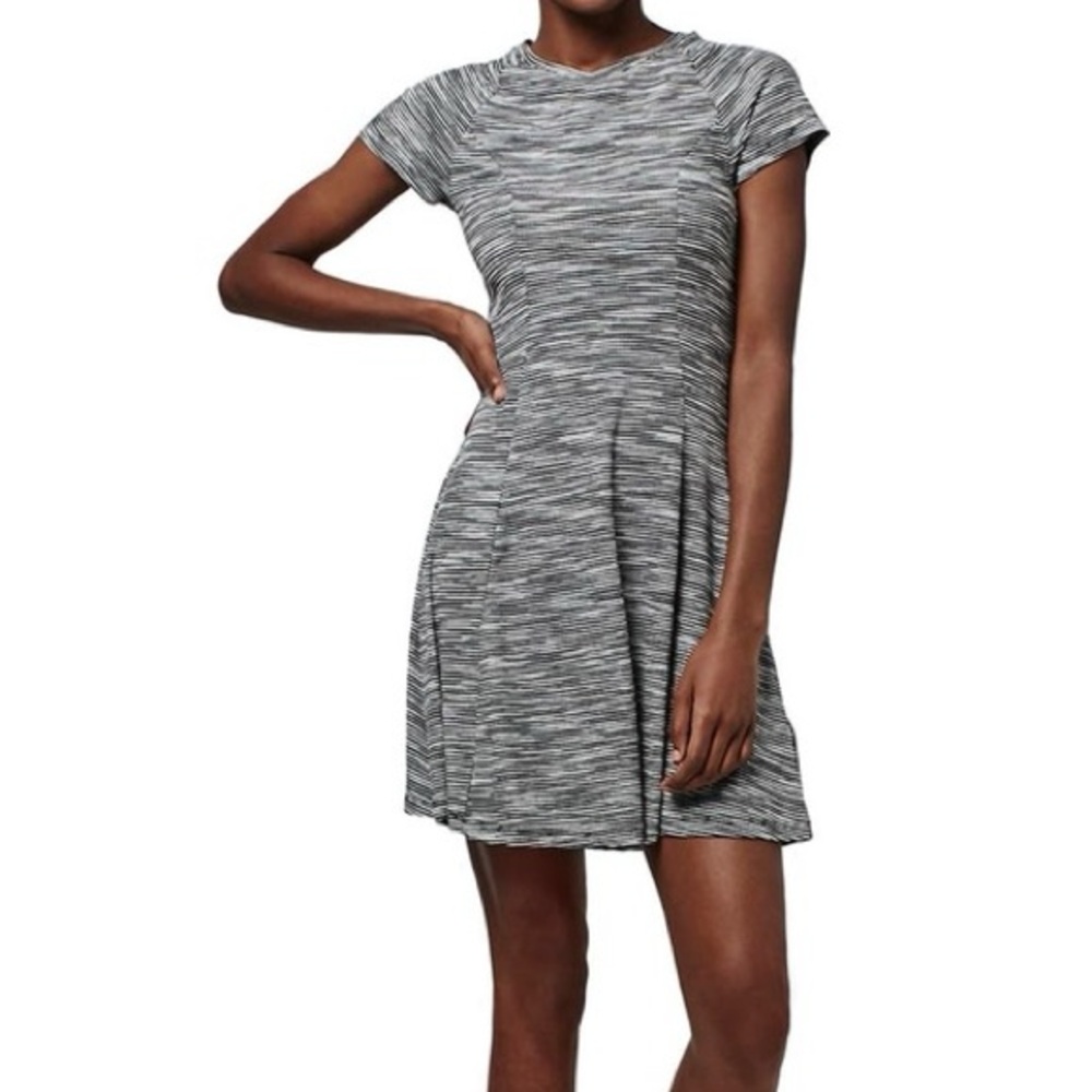 Topshop Space Dye Skater Dress